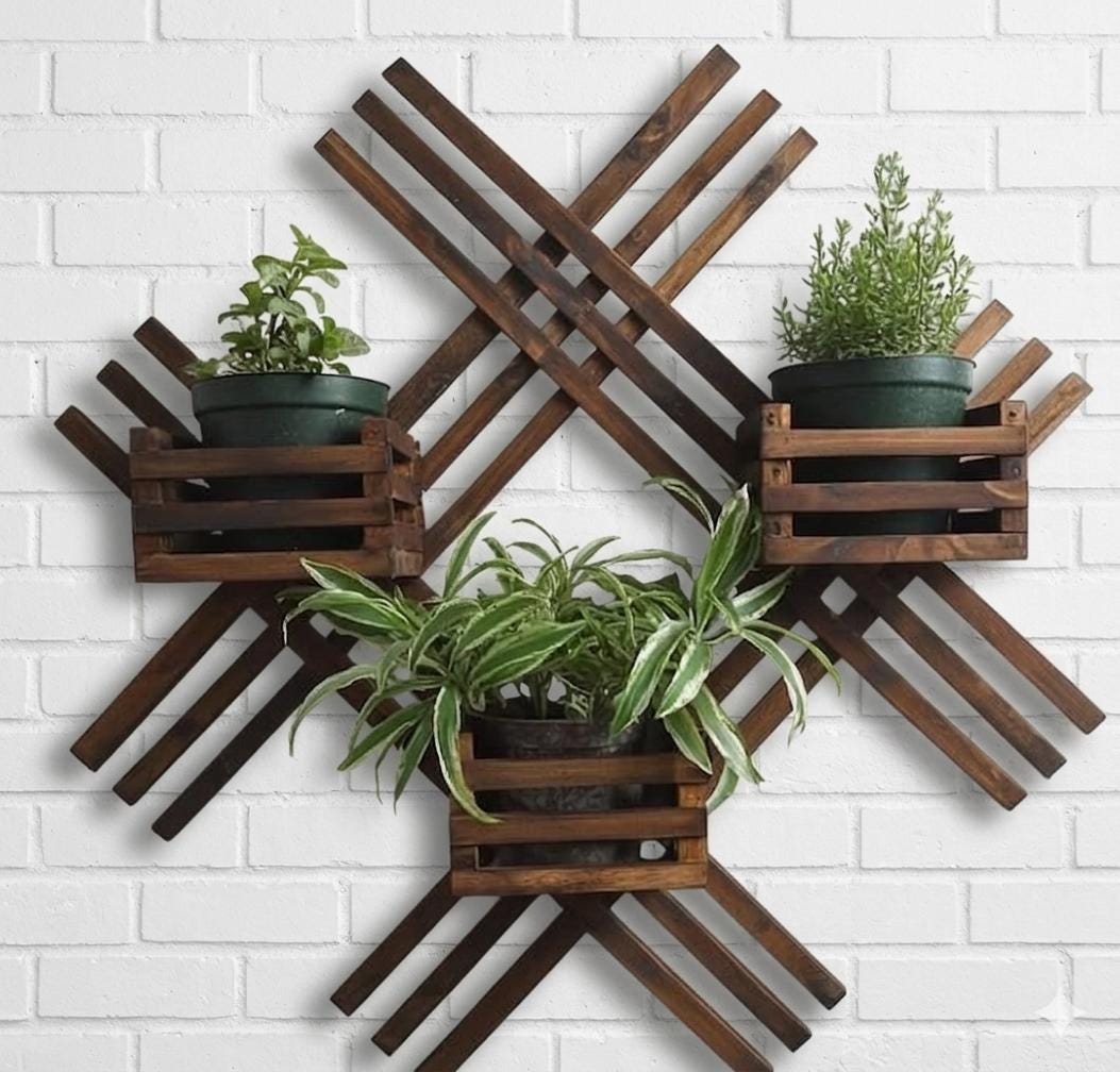 Gitter blumentopf - Etsy.de