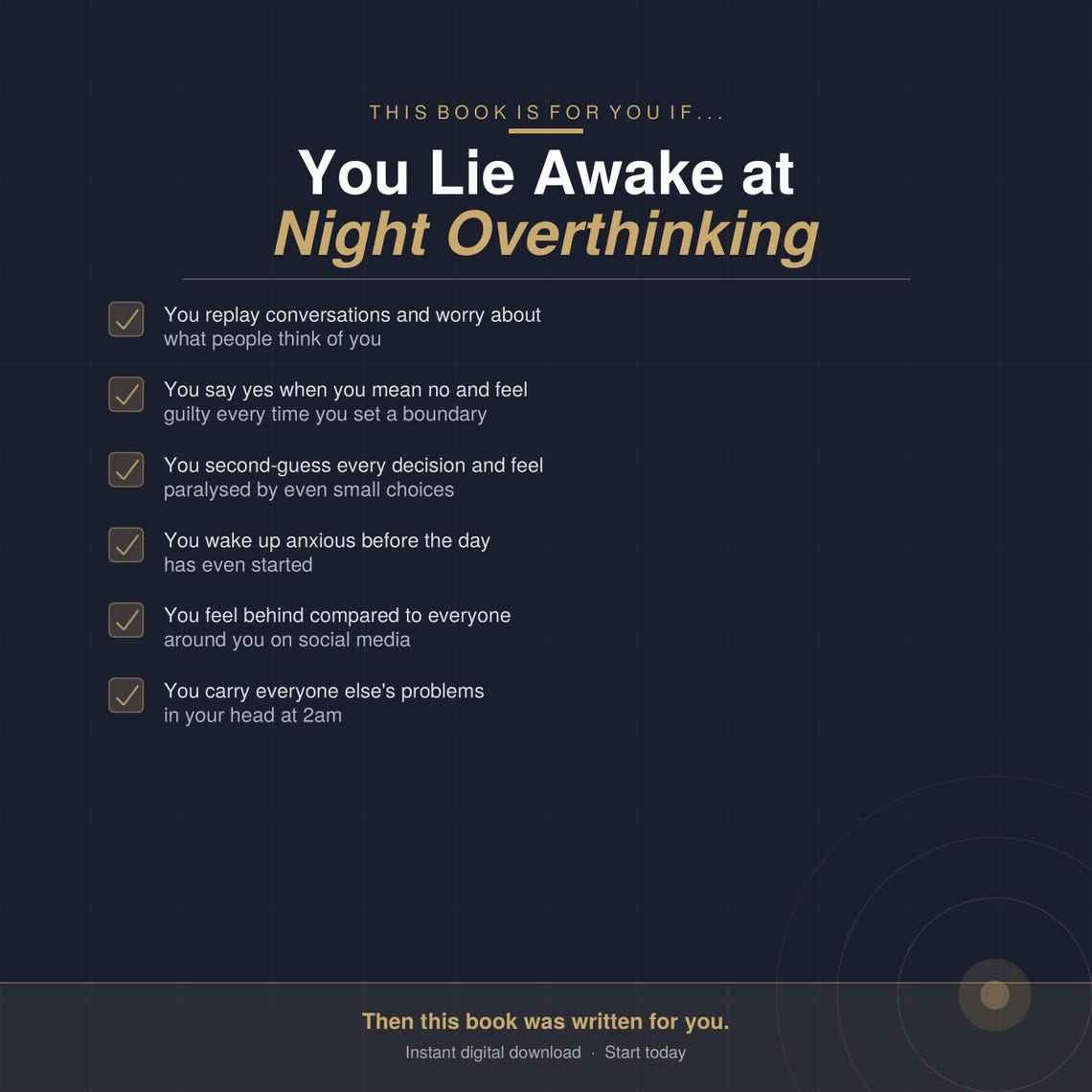 Anxiety Workbook PDF | 21-day Reset Guide for Overthinking | Calm Mind ...