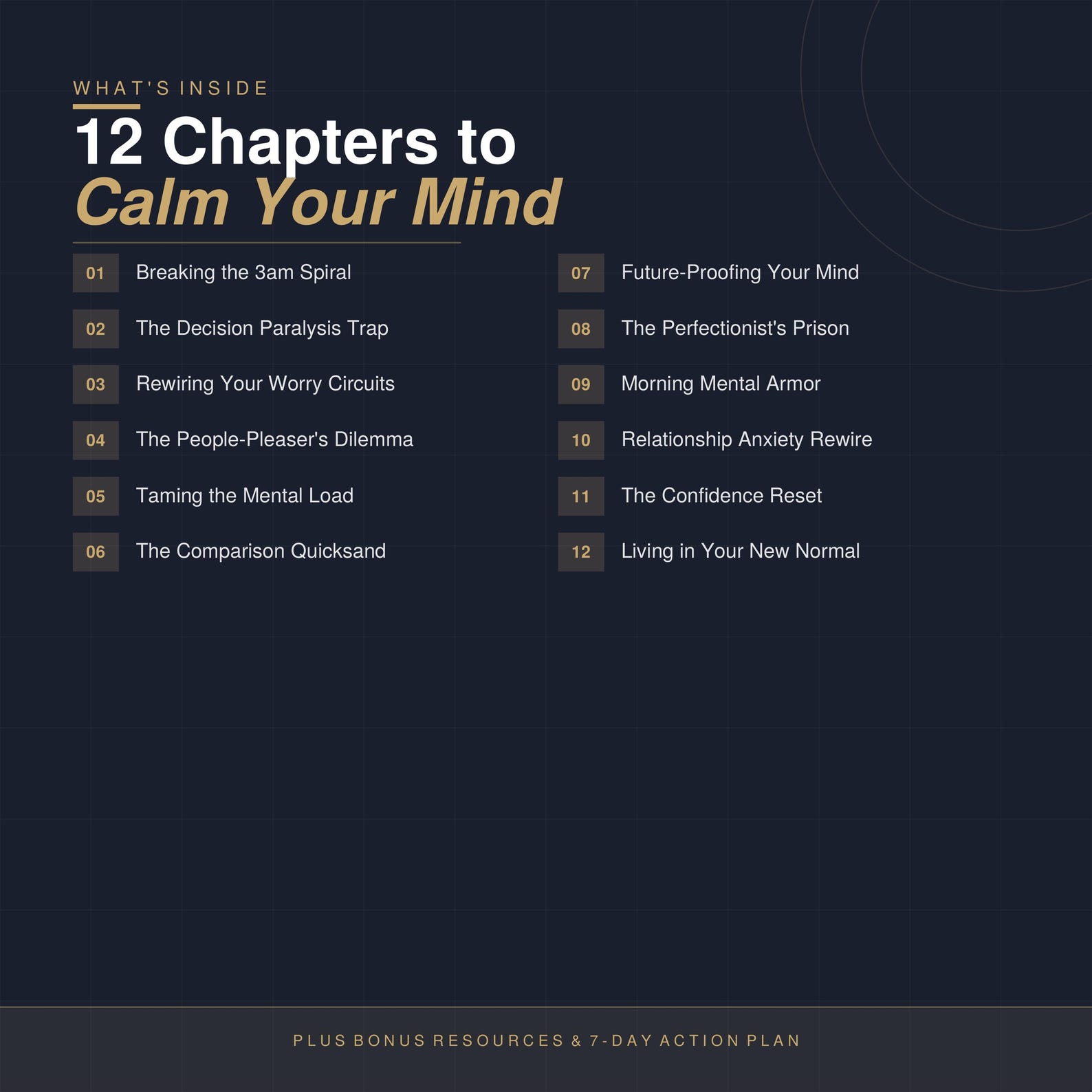 Anxiety Workbook PDF | 21-day Reset Guide for Overthinking | Calm Mind ...
