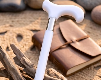 Bastón de acrílico transparente / Bastón de lujo transparente y colorido / Bastón de diseño elegante para mujeres y hombres / Regalo para personas mayores