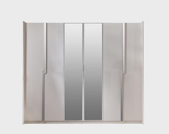 Armario extragrande Amber de 6 puertas, 255 cm