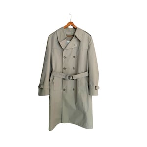 【希少！ LonDonFog】トレンチコート/green/vintage 80s LONDON FOG ロンドンフォグ usa製 トレンチコート 古着 used