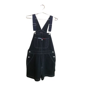 Vintage 2000s Tommy Hilfiger Overall - Super dunkle Waschung (Damengröße L)