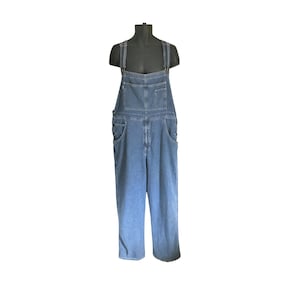 Vintage Levi&#39;s Denim Overalls - Loose Fit, Medium Wash