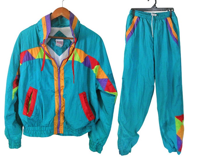Windbreaker Suit Windbreaker Pants 90s Windbreaker Jacket Retro