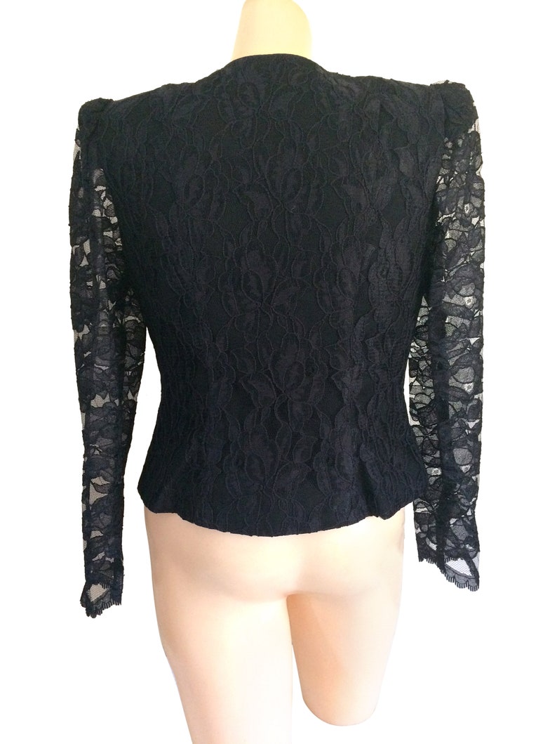 80s Shoulder Pad Blazer Evening Jacket Women Evening Blazer Etsy