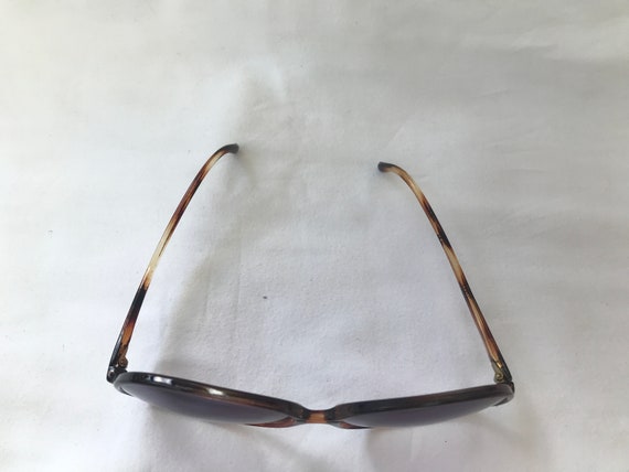 Big Vintage 80s Sunglasses - Tortoise Shell Frame… - image 2