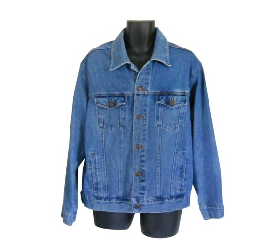Men Denim Jacket Men Jean Jacket 90s Denim Jacket