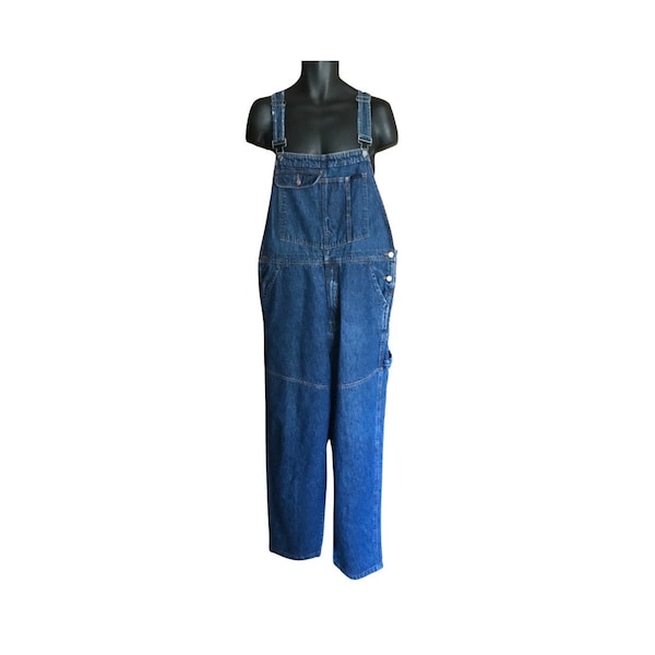 Vintage 90s Men Calvin Klein Overalls - Classic Loose Fit (Men's Size Large)