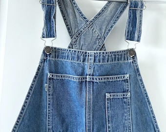 Vintage Levi’s Denim Overalls Baggy Loose Fit Workwear Utility Bib Small Large