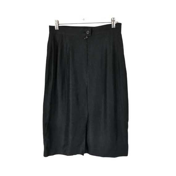 Gorgeous Vintage Louis Feraud Black Skirt and Cro… - image 6