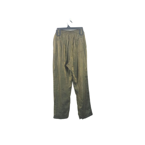 Vintage 90s Gold Athleisure Pants - Streetwear (W… - image 2