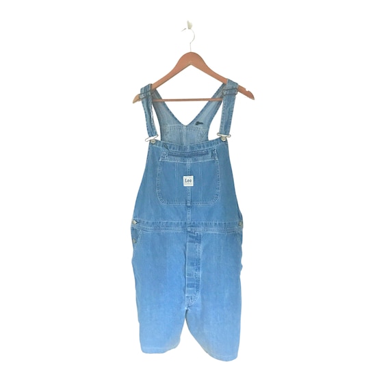 Men Overall Shorts Denim Overall Dungaree Blue Jea