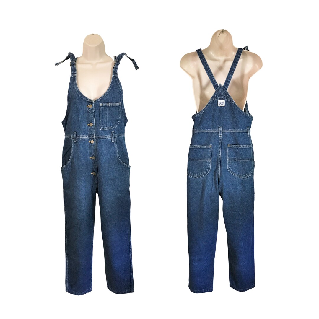 Women Denim Overall Pants Vintage Lee Overall Women Cute - Etsy