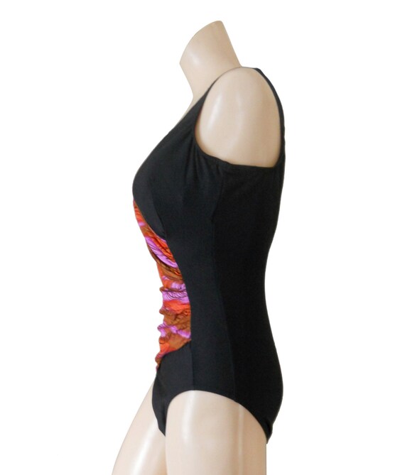 Vintage Black One Piece Swimsuit (Women's Size Sm… - image 3