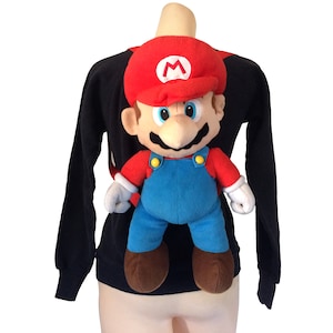Vintage Nintendo Mario Backpack Nintendo Purse Mario Plush Kawaii Backpack Kawaii Purse Nintendo Backpack Plush Backpack Backpack Purse 90s