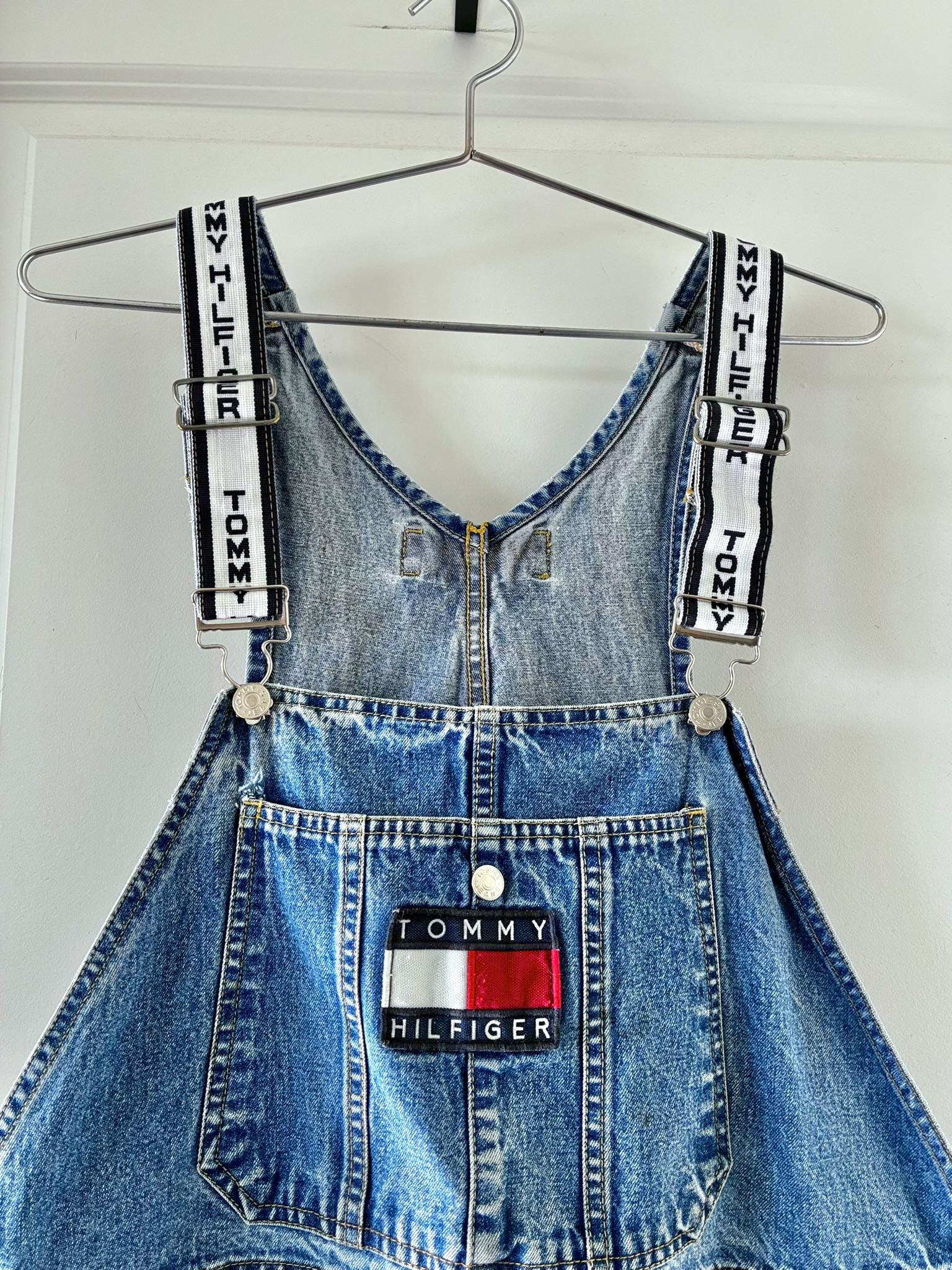 ビンテージ 90s オーバーオール トミーヒルフィガー Vintage 90s Tommy Hilfiger Carpenter Baggy Denim Bib Overalls