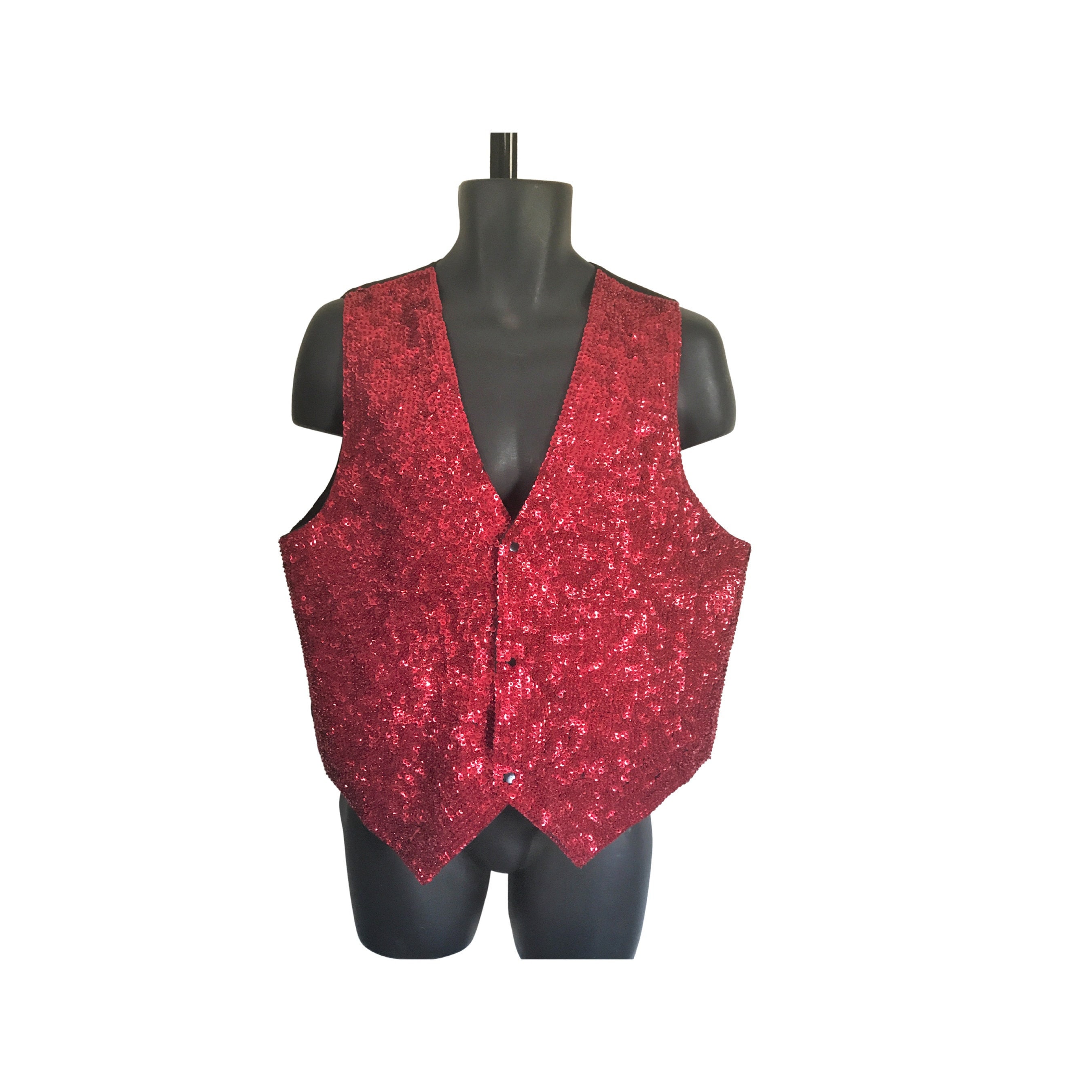 sequin red sweater