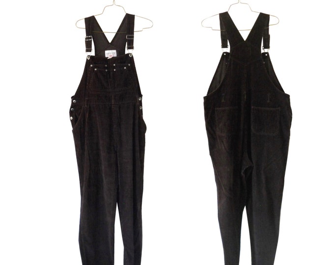 Plus Size Overall Corduroy Overall Women Bib Overall Dungaree Salopette Brown Corduroy Pants