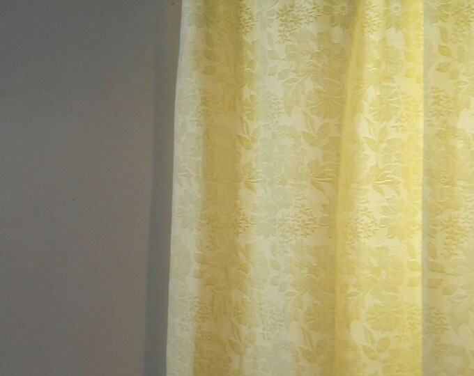 Yellow Drapes / Pale Yellow Curtains Kitchen Curtains Bedroom Curtains