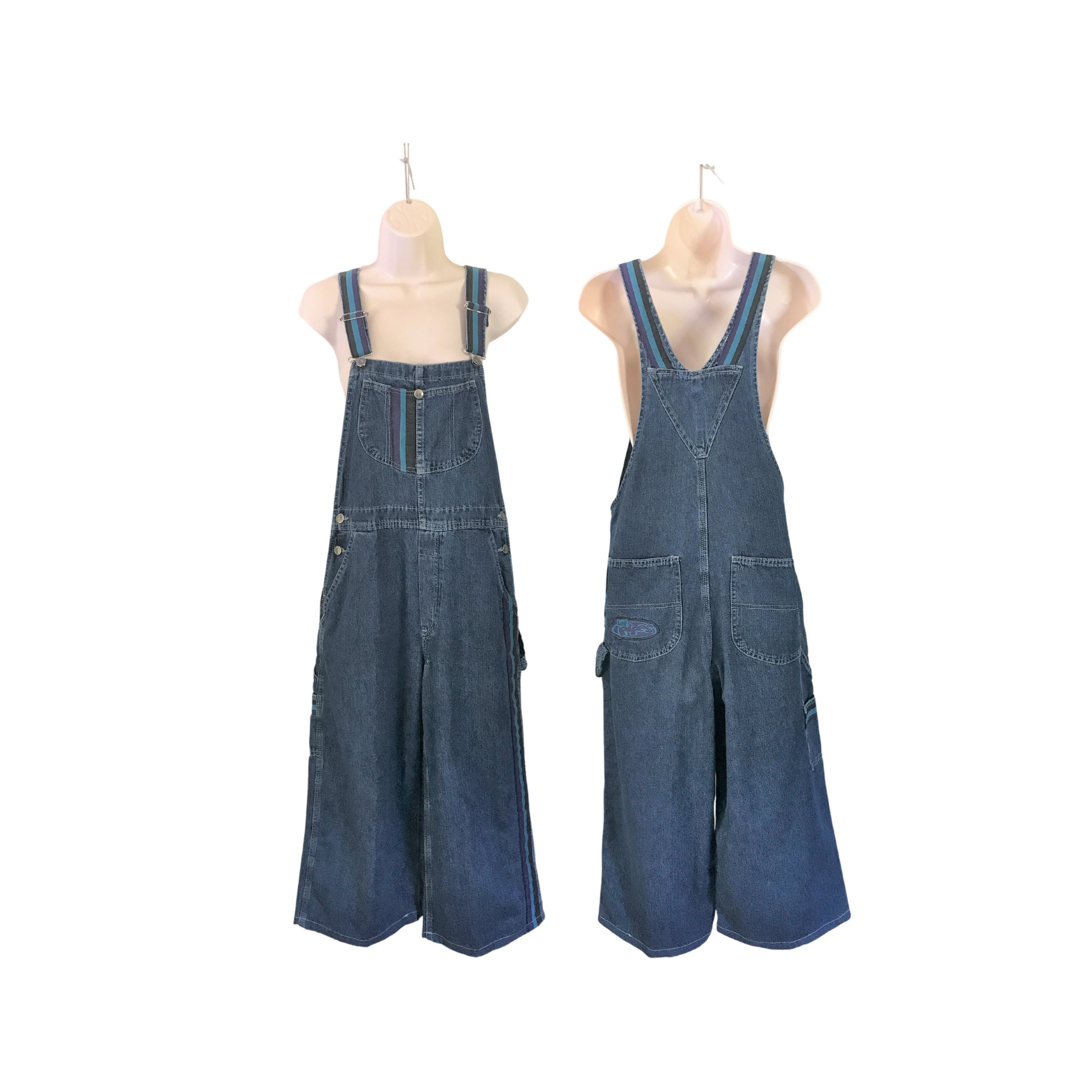 Women Overall Denim Overall Wide Leg 