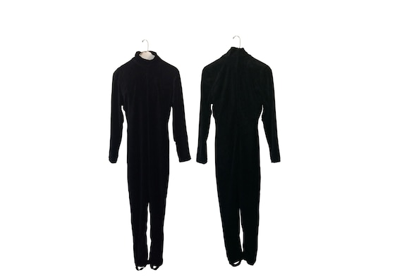 Black Jumpsuit Velvet Jumpsuit Velour Jumpsuit One