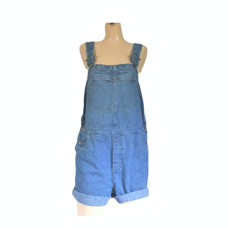 Women Denim Overall Shorts Lee Overall Denim Shortall Denim Bib Overall Short 90s Overall Blue Jean Overall Over All Dungaree Salopette