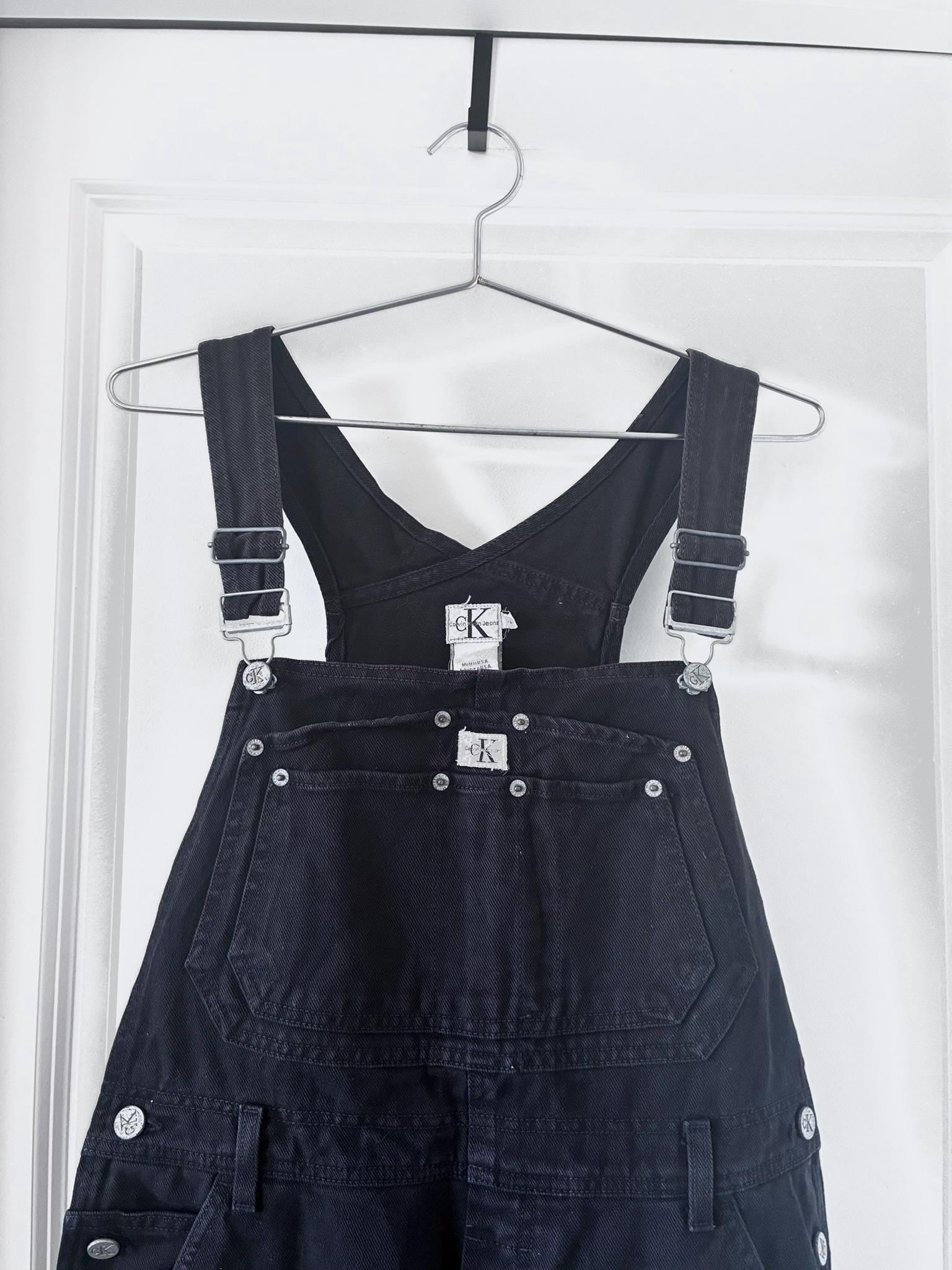 Large Black Overalls - Etsy display picture 1