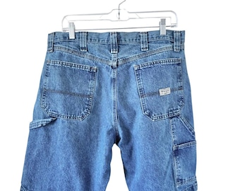 Vintage 90s Wrangler Carpenter Denim Shorts – Baggy Fit – Multiple Sizes– Workwear Jorts