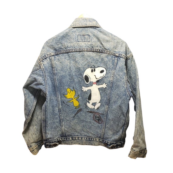 snoopy levis jacket