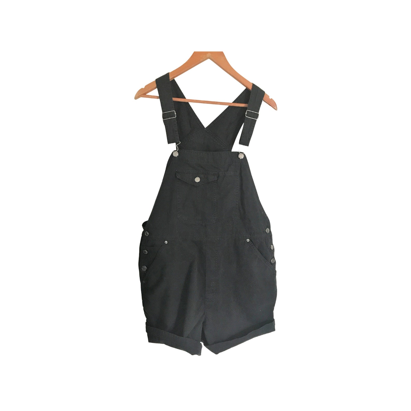 Women Overall Shorts Plus Size Overall Black Overall Bib Etsy