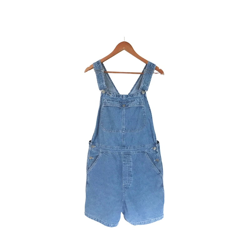 Women Denim Overall Shorts Lee Overall Denim Shortall Denim Bib Overall Short 90s Overall Blue Jean Overall Over All Dungaree Salopette