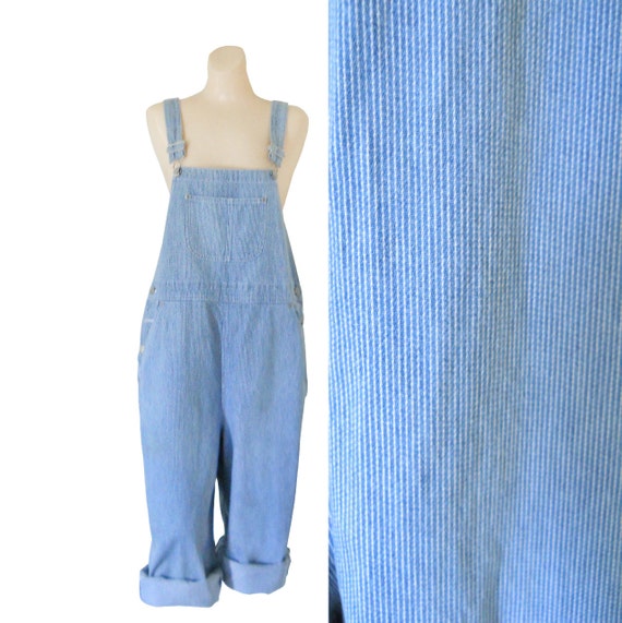 Women Overall Denim Overall Shorts Train Stripe Ov