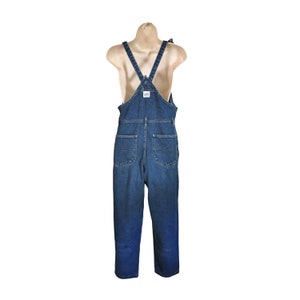 Vintage 80s Dark Wash Lee Overalls image 4