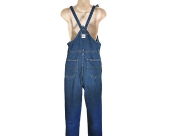Vintage 80s Dark Wash Lee Overalls