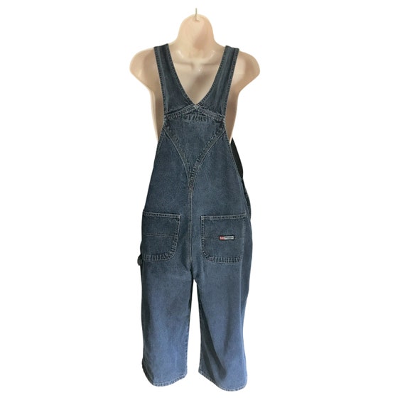 Vintage 2000s Union Bay Dark Wash Overalls - Long… - image 3