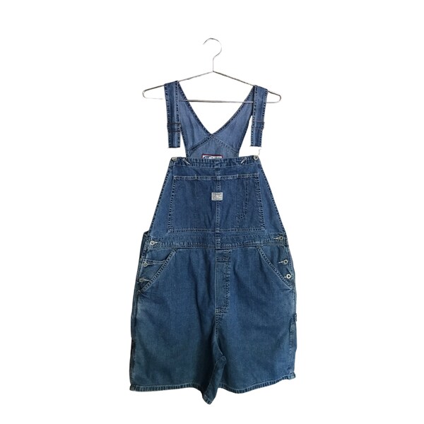 Capsule Wardrobe Item: Classic Vintage Old Navy Denim Overall Shorts - Cute, Comfy, Versatile, & Timeless (Women's Size XL)