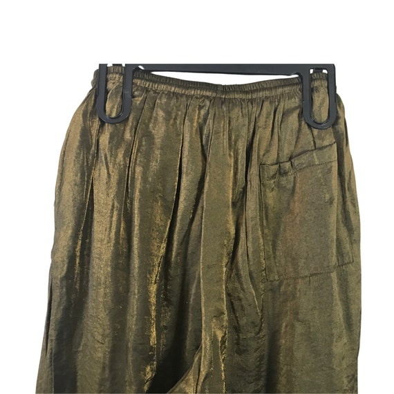 Vintage 90s Gold Athleisure Pants - Streetwear (W… - image 1