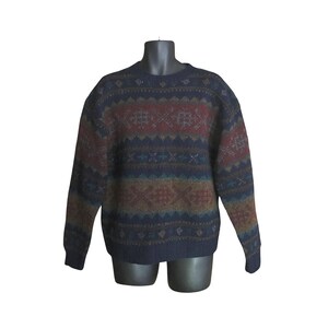 ※【KANEGANEe】Woolrichセーター 90s ヴィンテージ Classic 90s Woolrich Grandpa Sweater – Cozy Vintage Knit – Men's