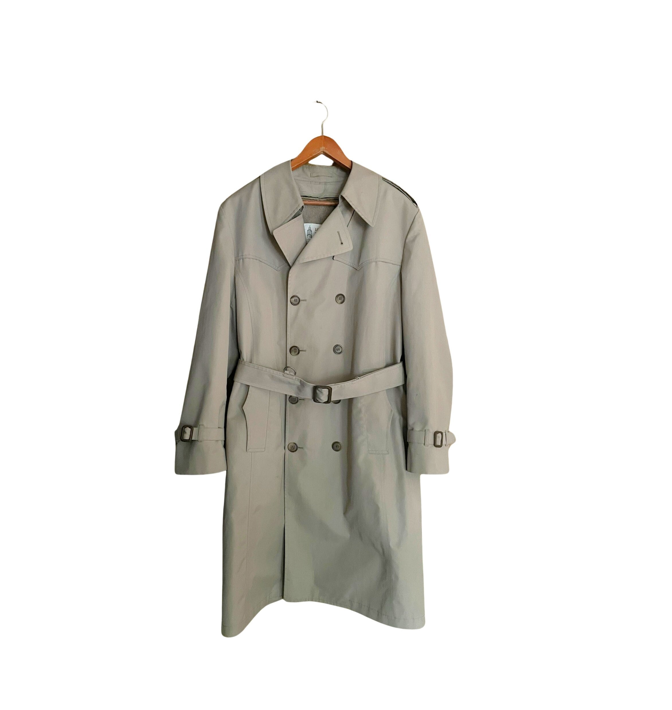 VINTAGE LONDONFOG ミリタリートレンチコート Vintage london fog trench coats - Etsy 日本
