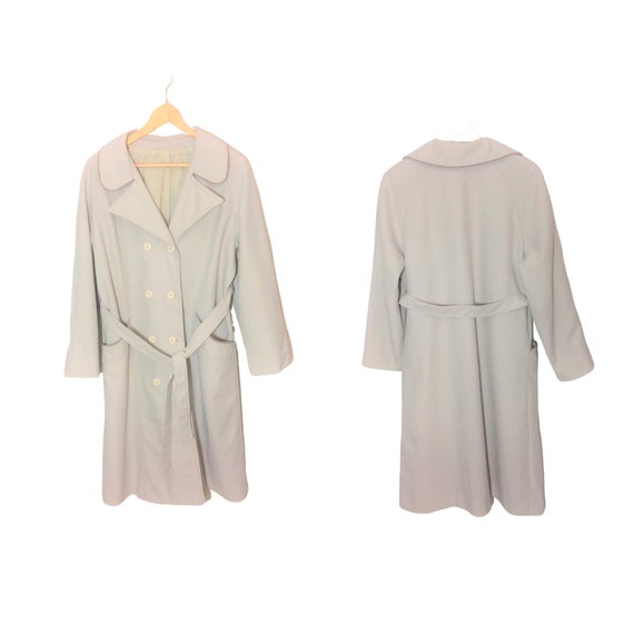 Vintage Tan Trench Coat Belted Trench Coat 70s Tre