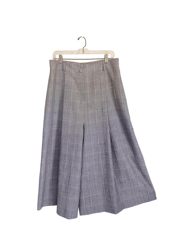 plus size denim gaucho pants