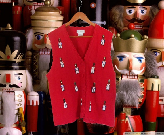 ugly christmas vest plus size