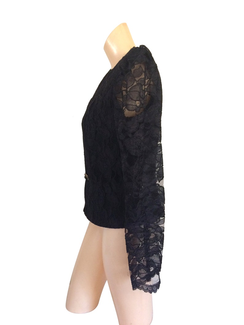 80s Shoulder Pad Blazer Evening Jacket Women Evening Blazer Etsy