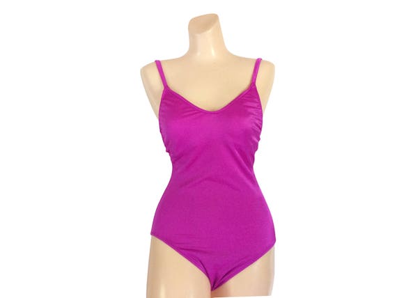 fuschia one piece swimsuit