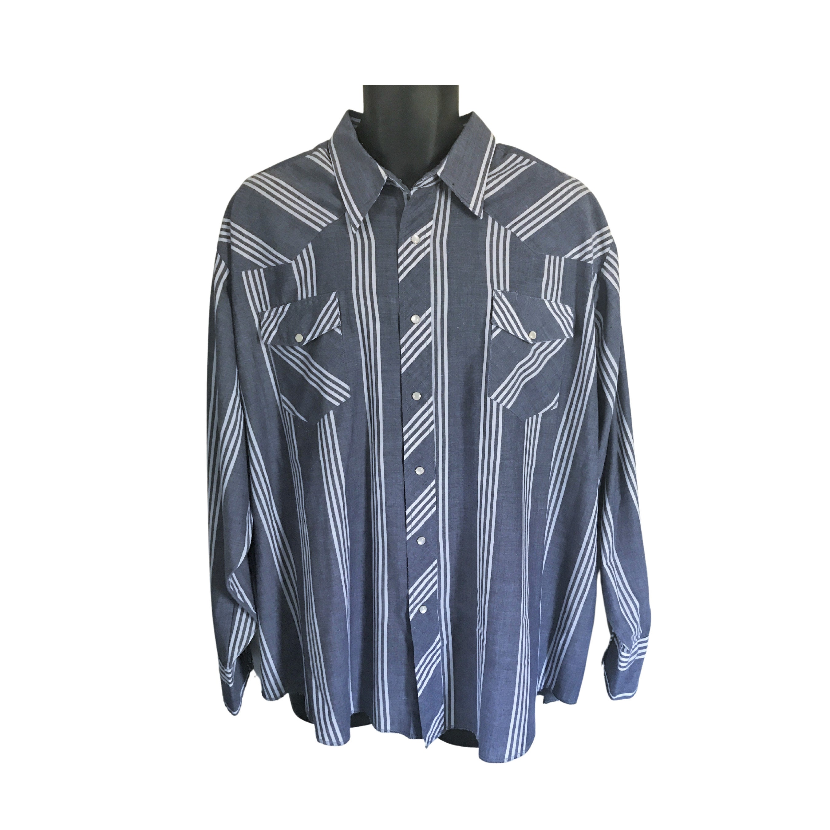 Vintage Wrangler Pearl Snap Shirt Men 
