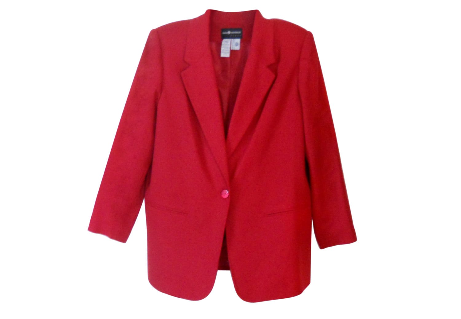 plus size red blazer jacket