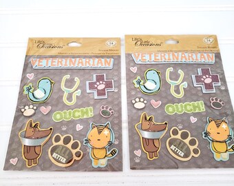 K&Company Life’s Little Occasions Veterinarian Sticker Medley Lot of 2