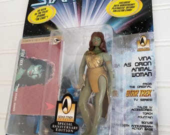 Star Trek Vina Orion Animal Woman Figure 1996 Playmates 30th Anniversary Sealed