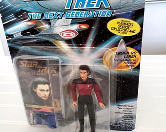 Vintage 1995 Star Trek TNG Ensign Ro Laren Playmates Action Figure Sealed